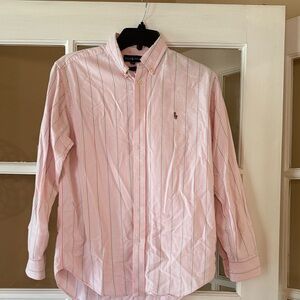 Polo by Ralph Lauren women’s Pink Striped Shirt